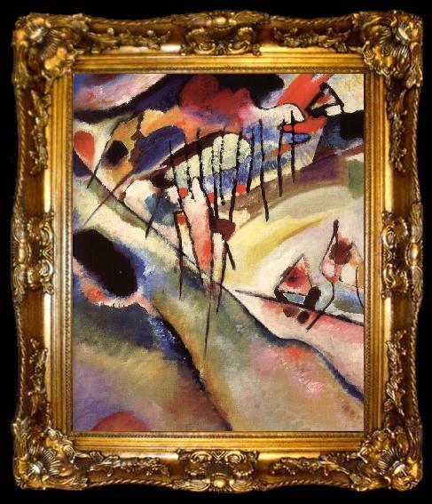 framed  Wassily Kandinsky Landscape, ta009-2